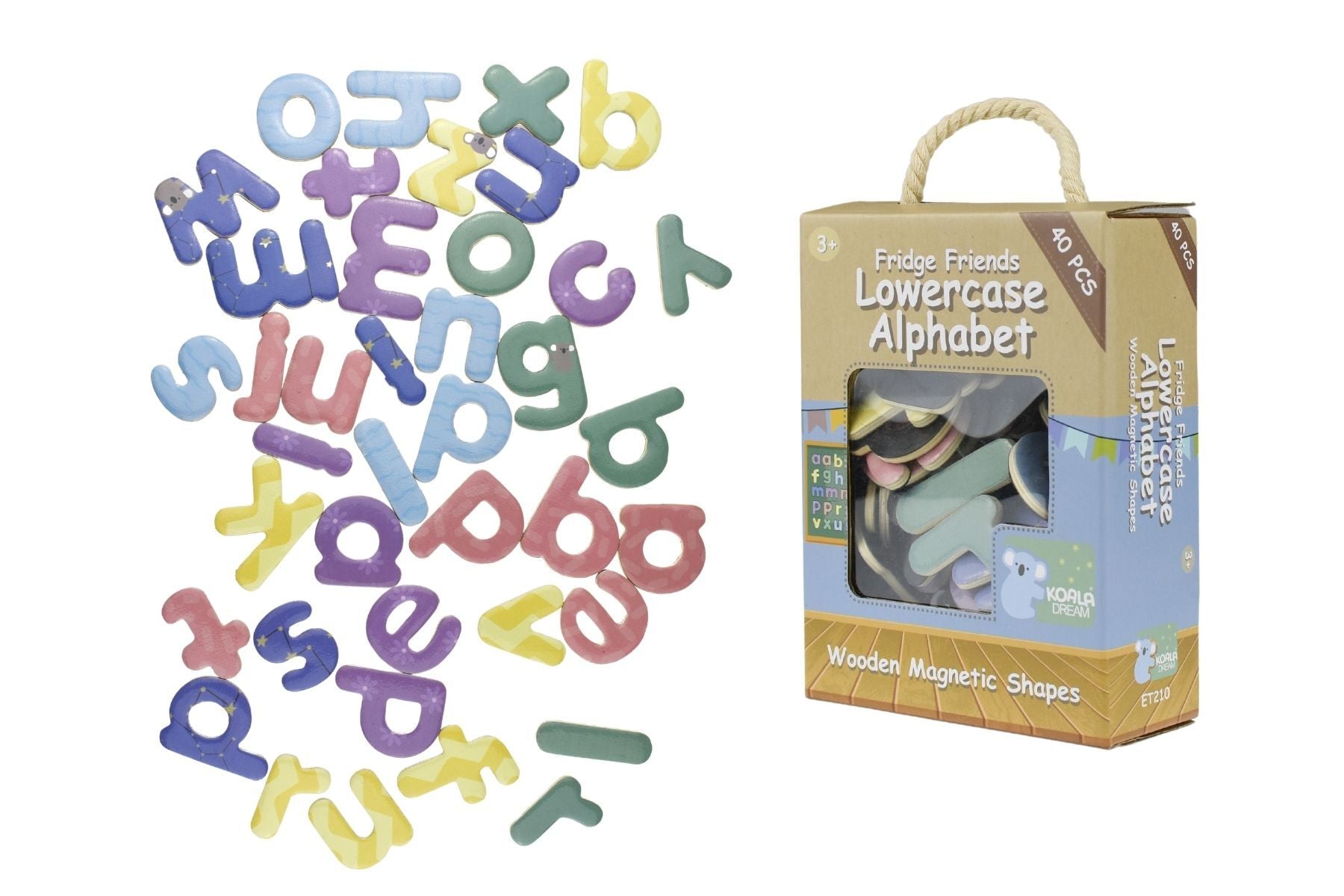 Fridge Friends Magnet Alphabet LowerCase 40pcs