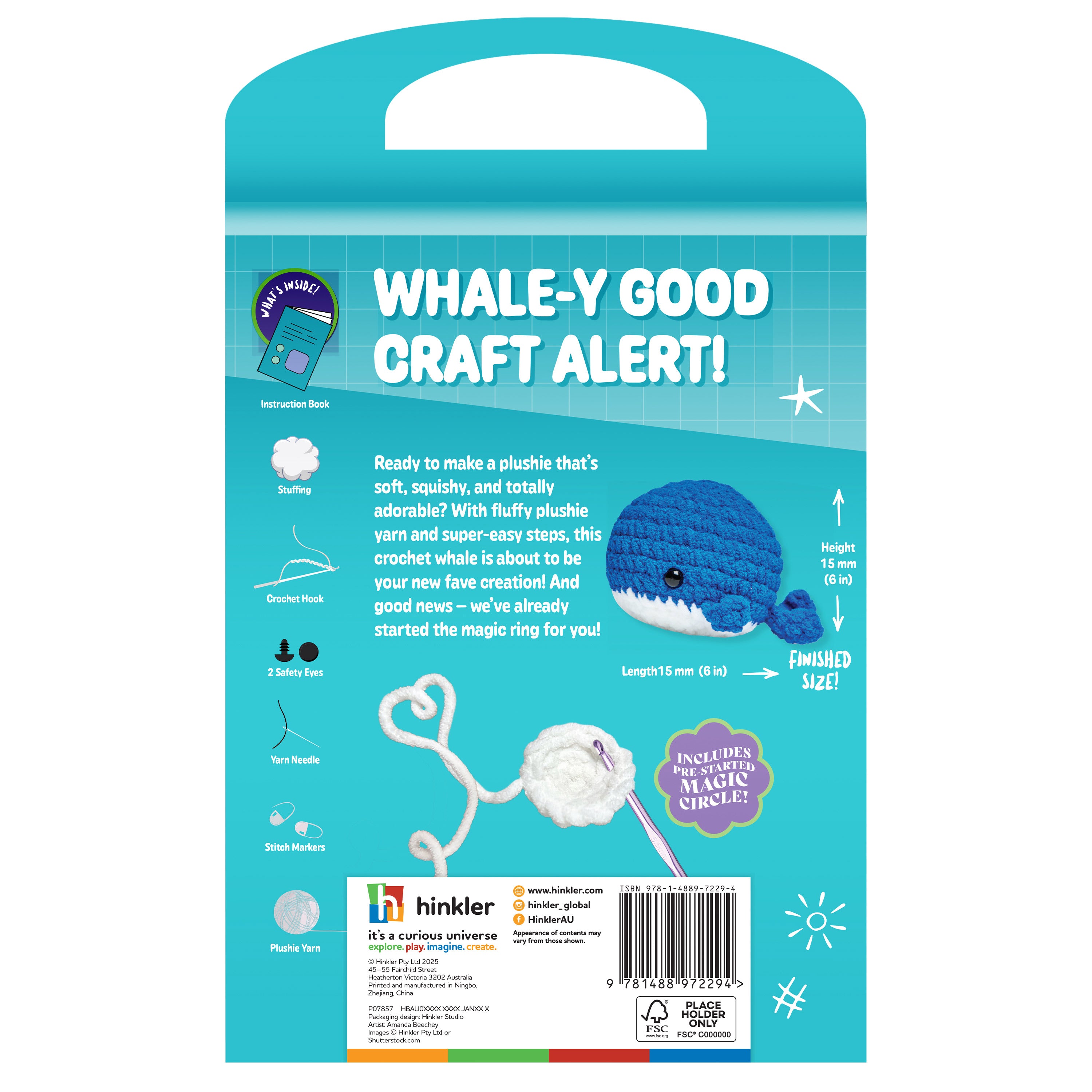 Crochet Plushie - Wally Whale