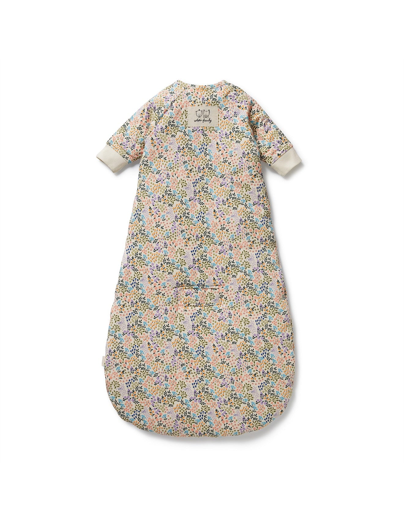 Tiny Bloom Organic Long Sleeved Sleeping Bag - 1.0 TOG