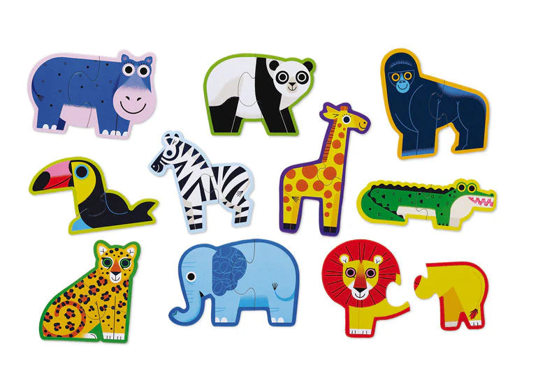 Let’s Begin Puzzle - 2pc - Jungle