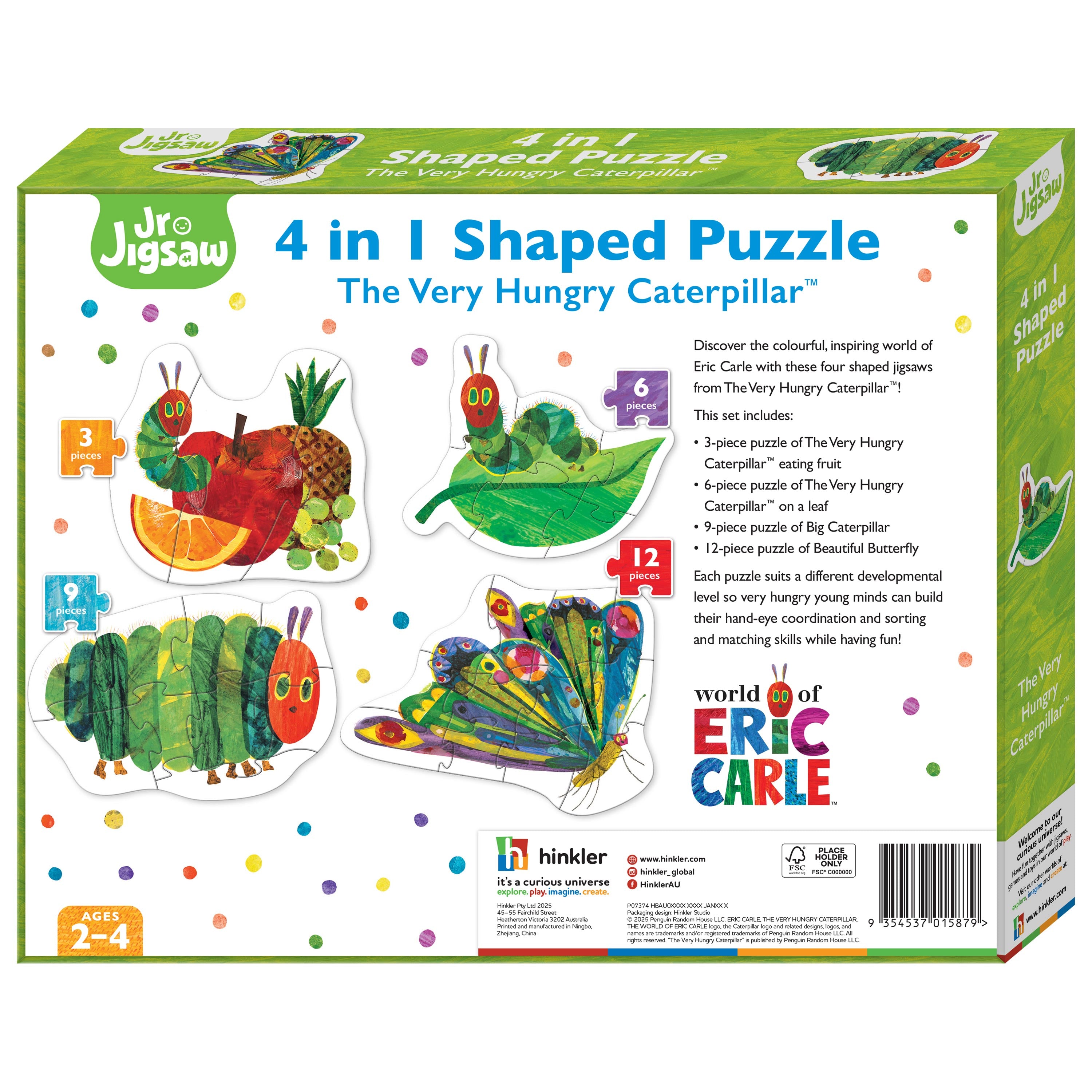 Hungry Caterpillar 4 in 1 Puzzle