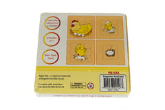 Chicken Lifecycle 4 Layers Puzzle Board