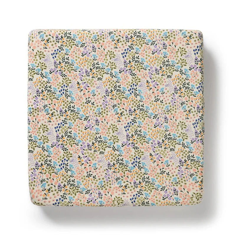 Tiny Bloom Organic Cot Sheet
