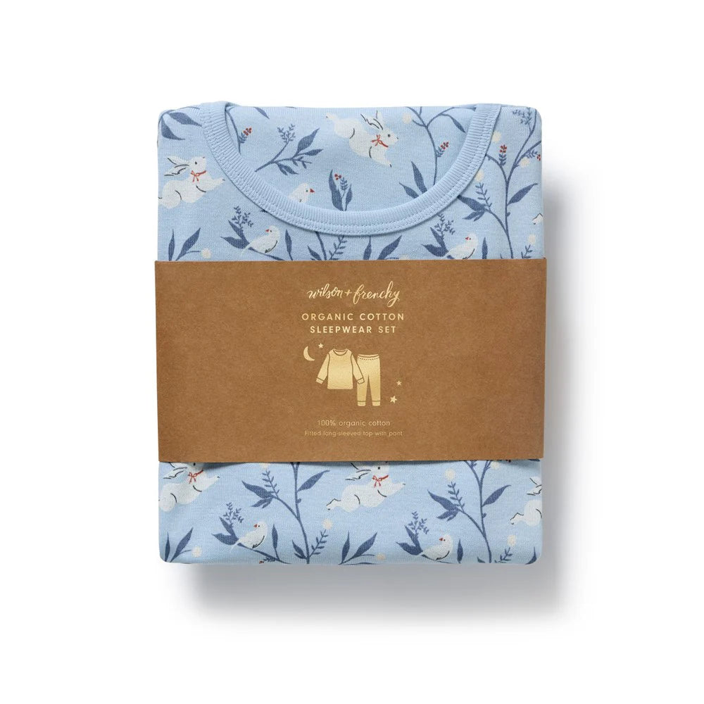 Bunny Whistle Organic Long Sleeved Pyjamas