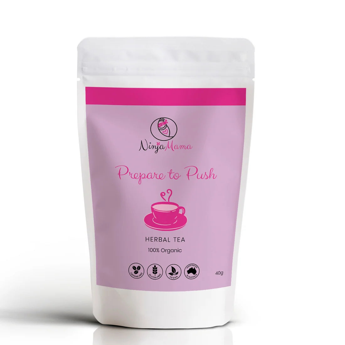 Prepare to Push® Organic Loose Leaf Raspberry Leaf Tea 40g