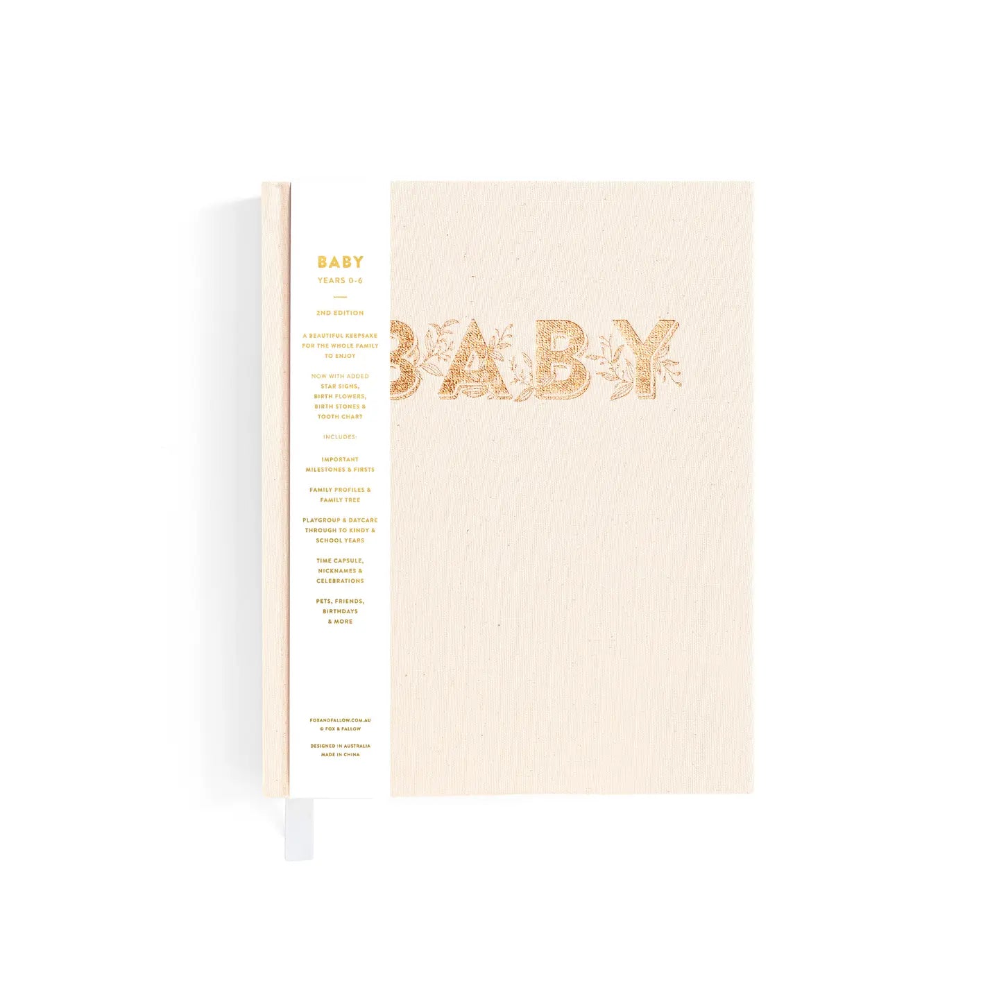Mini baby book