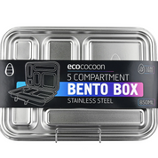 Bento Box 5- Stainless Steel - Leak proof- Mint