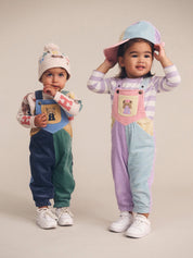 Midnight Colour Block Overalls