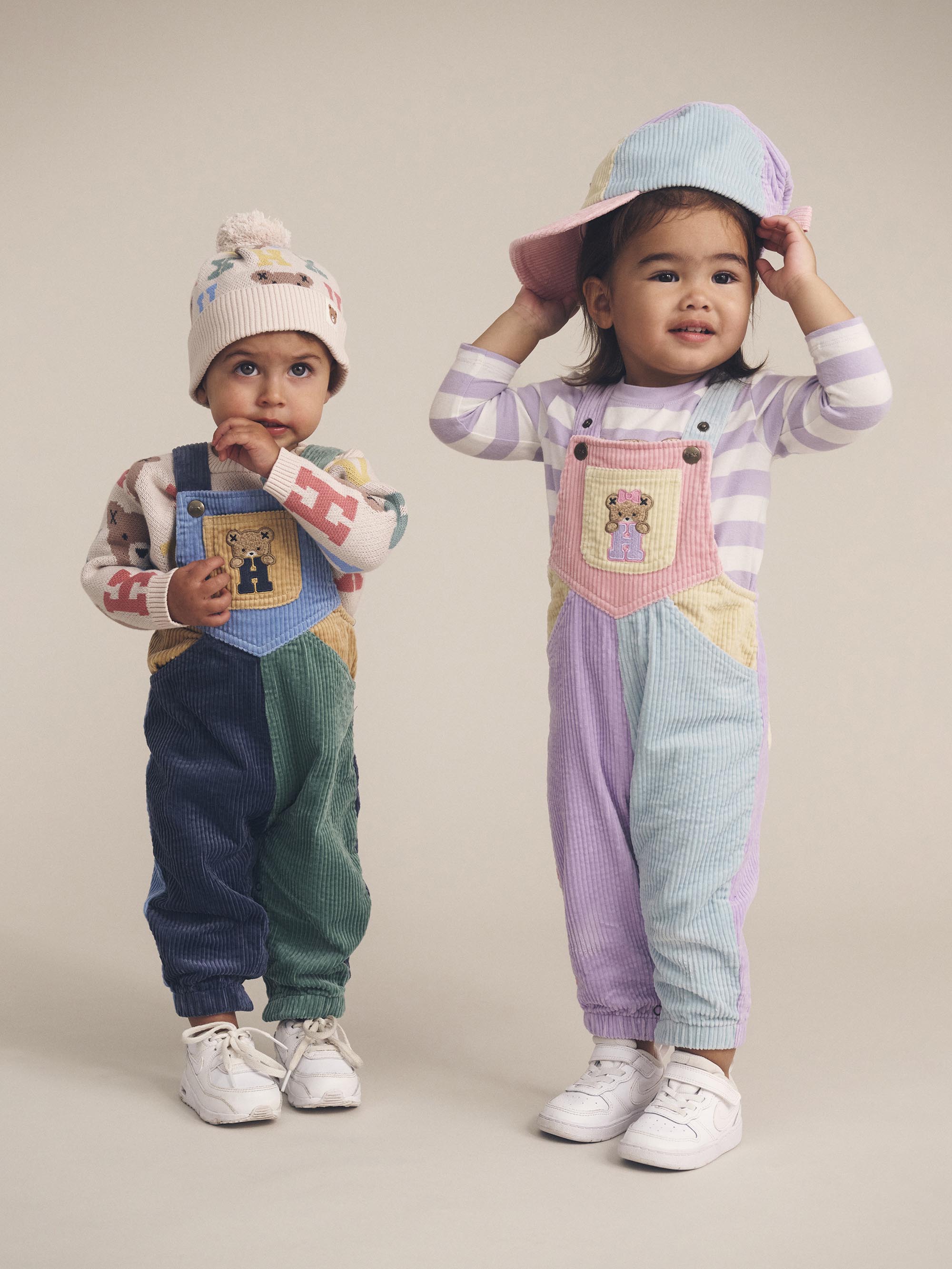 Midnight Colour Block Overalls