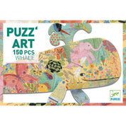 Whale Shaped 150pc Art Puzzle
