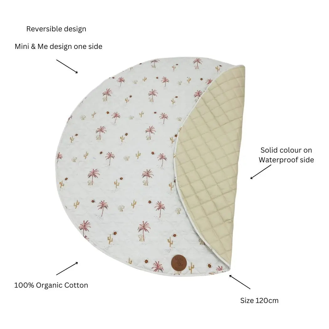 Waterproof Playmat - Desert Palms