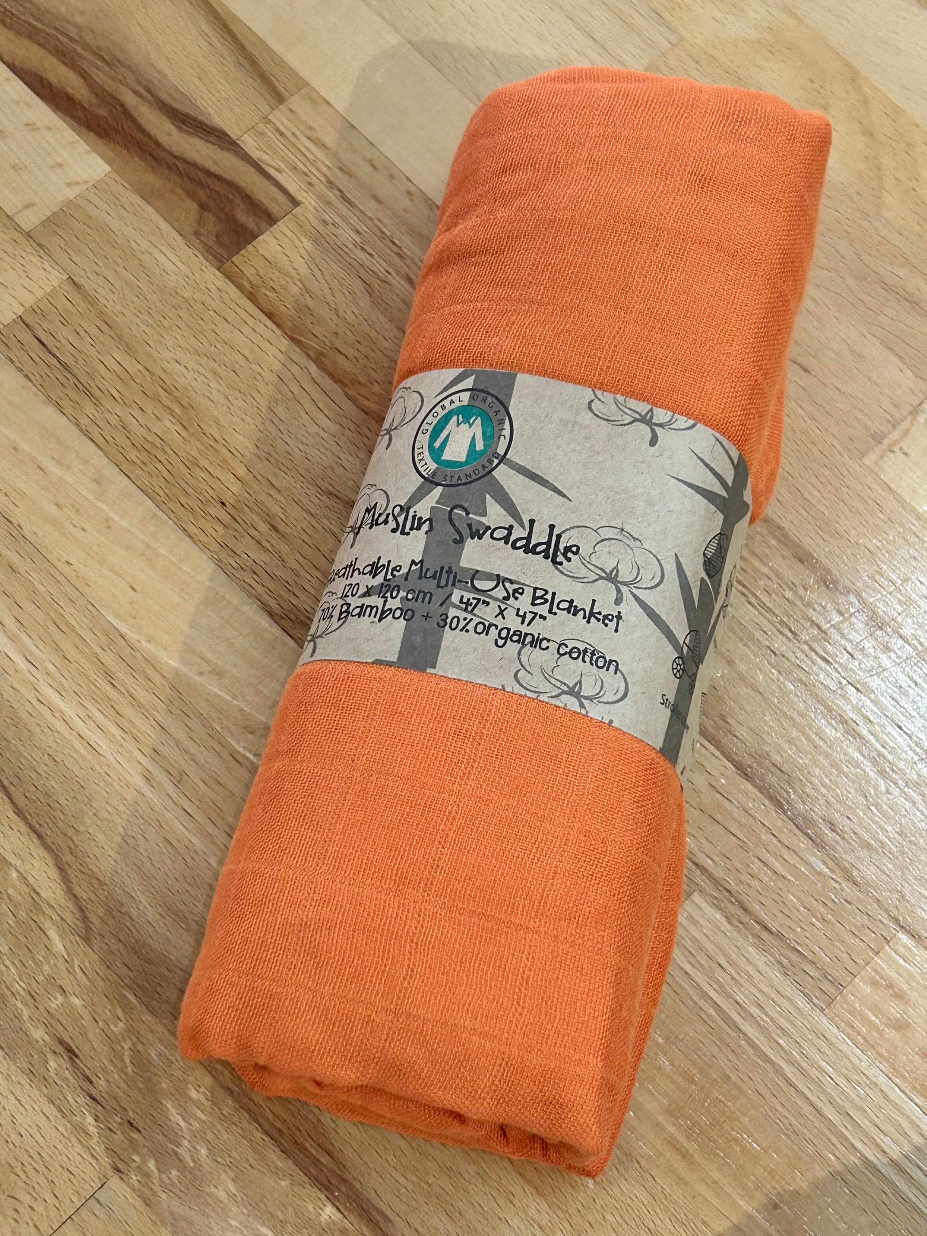 Muslin Swaddle - Orange