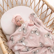 Cotton Knit Blanket- Koala