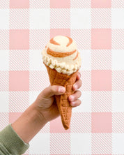 Felt Ice Cream Set - Waffle Cones & 9 Ice Cream Scoops
