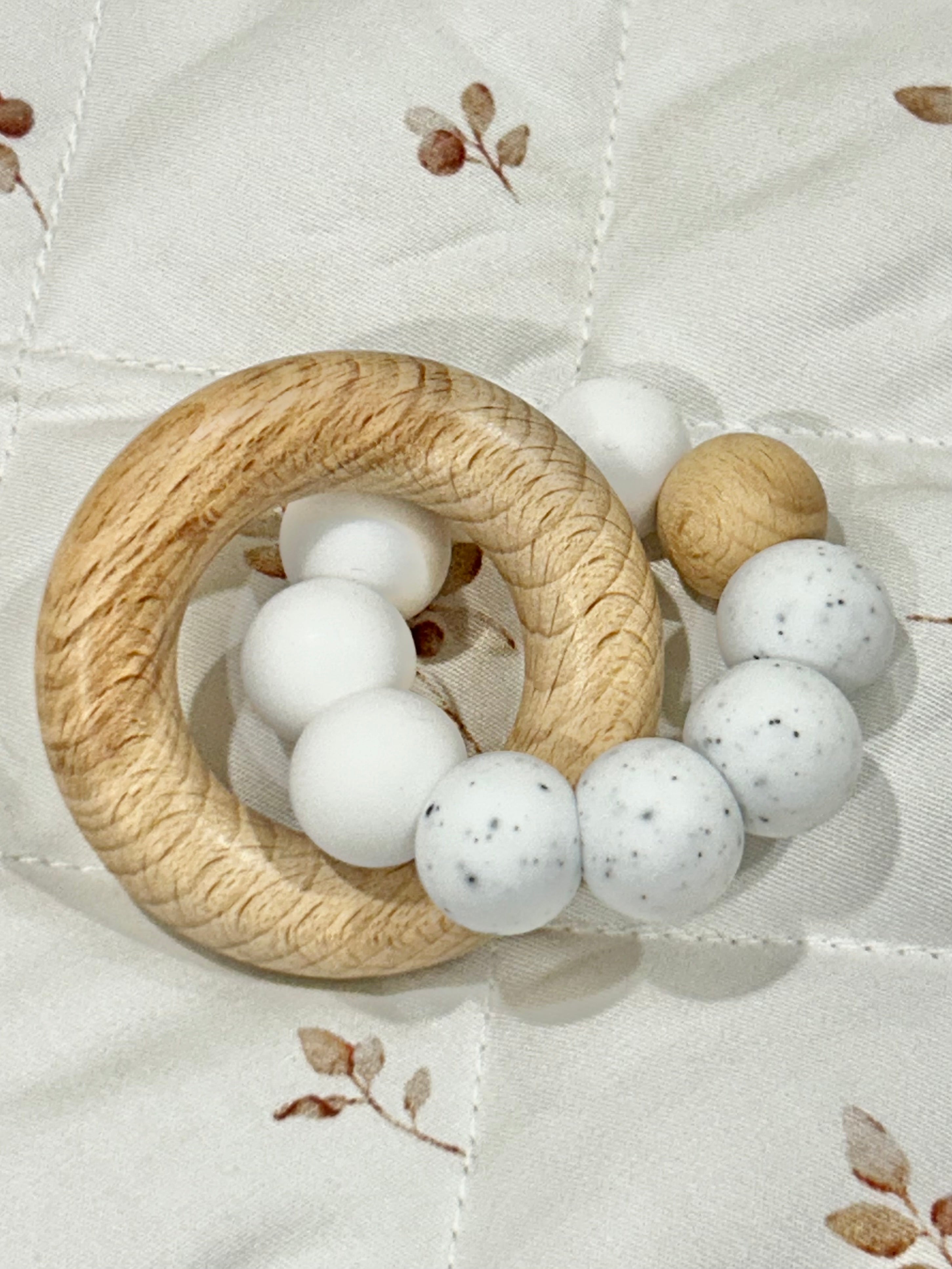 Silicone & Beechwood Teether