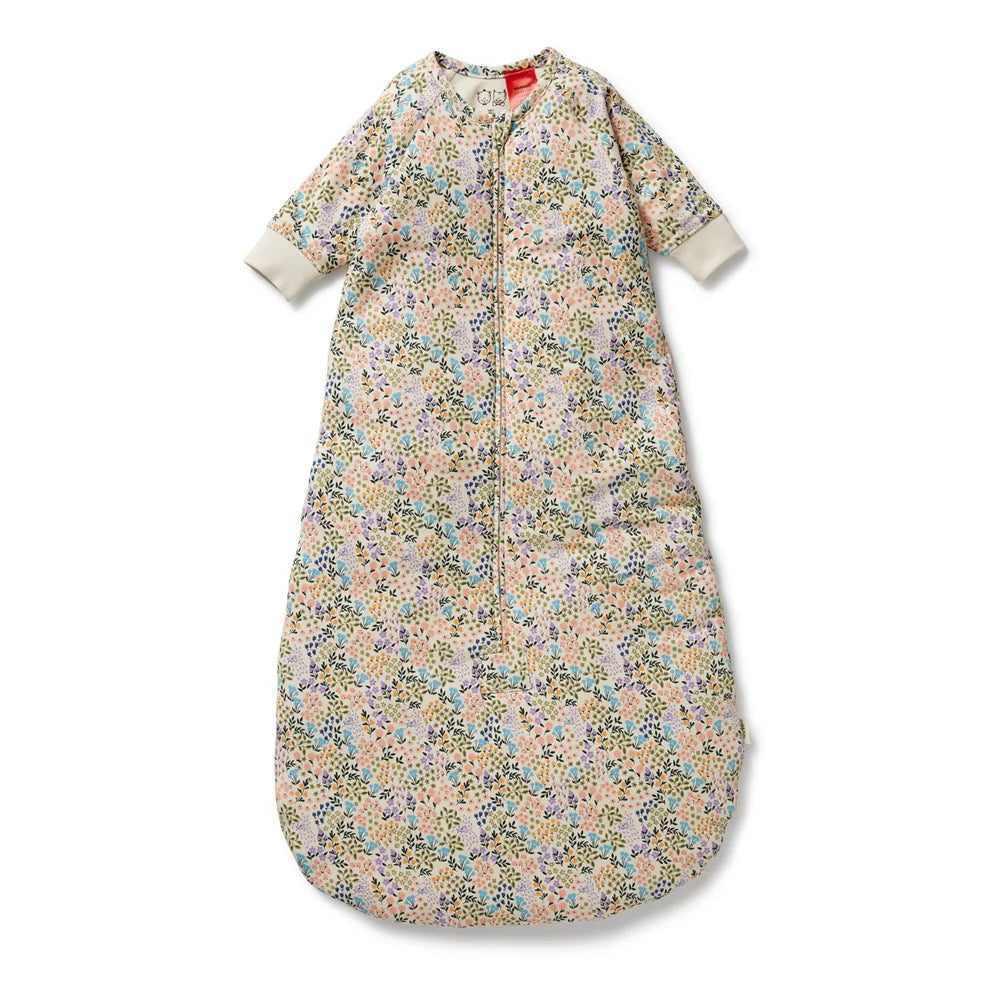 Tiny Bloom Organic Long Sleeved Sleeping Bag - 2.5 TOG