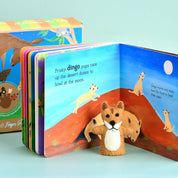 Australian Baby Animals by Frané Lessac - Book & Finger Puppet Set