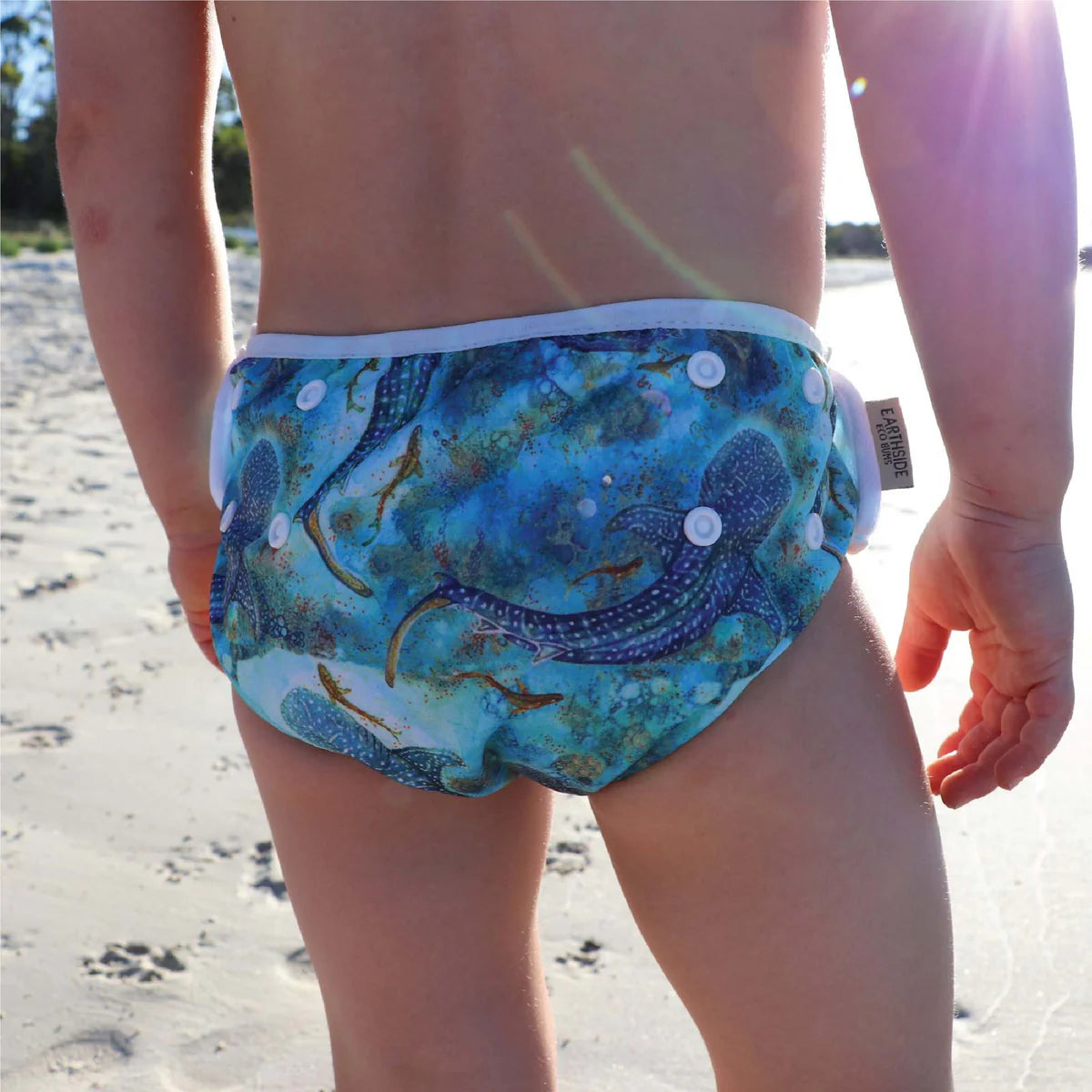 Reusable Swim Nappy OSFM - Ningaloo Dreaming