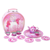 Unicorn Princess 15 Piece Tin Tea Set