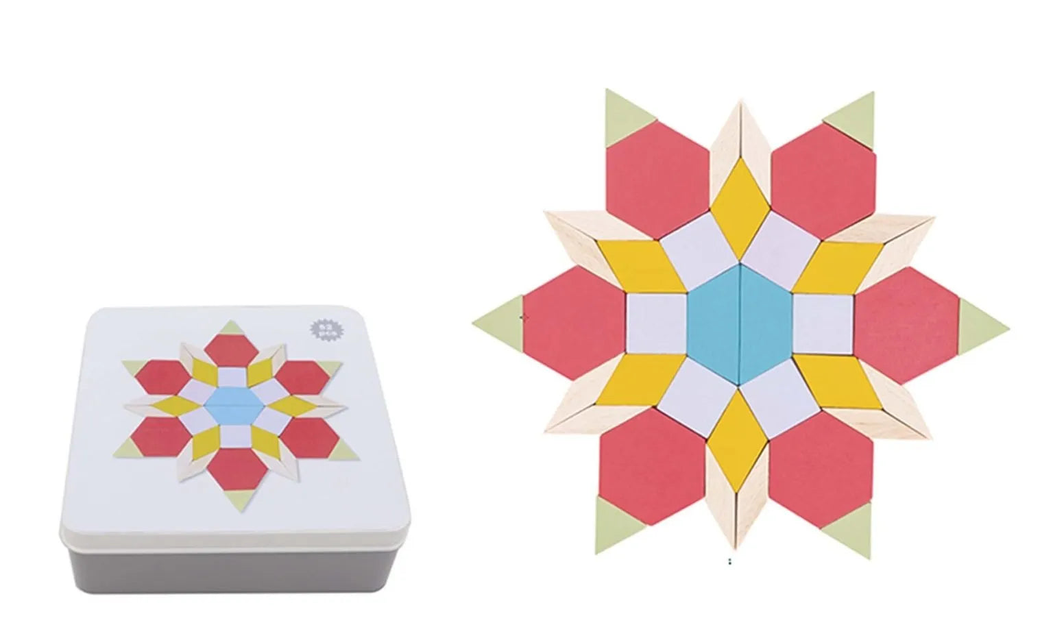 Calm & Breezy Pattern Blocks in Tin Box