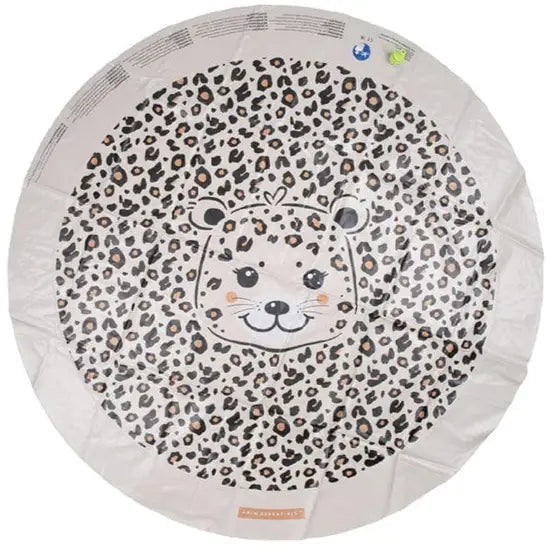 Sprinkler Mat, Beige Leopard, 150cm