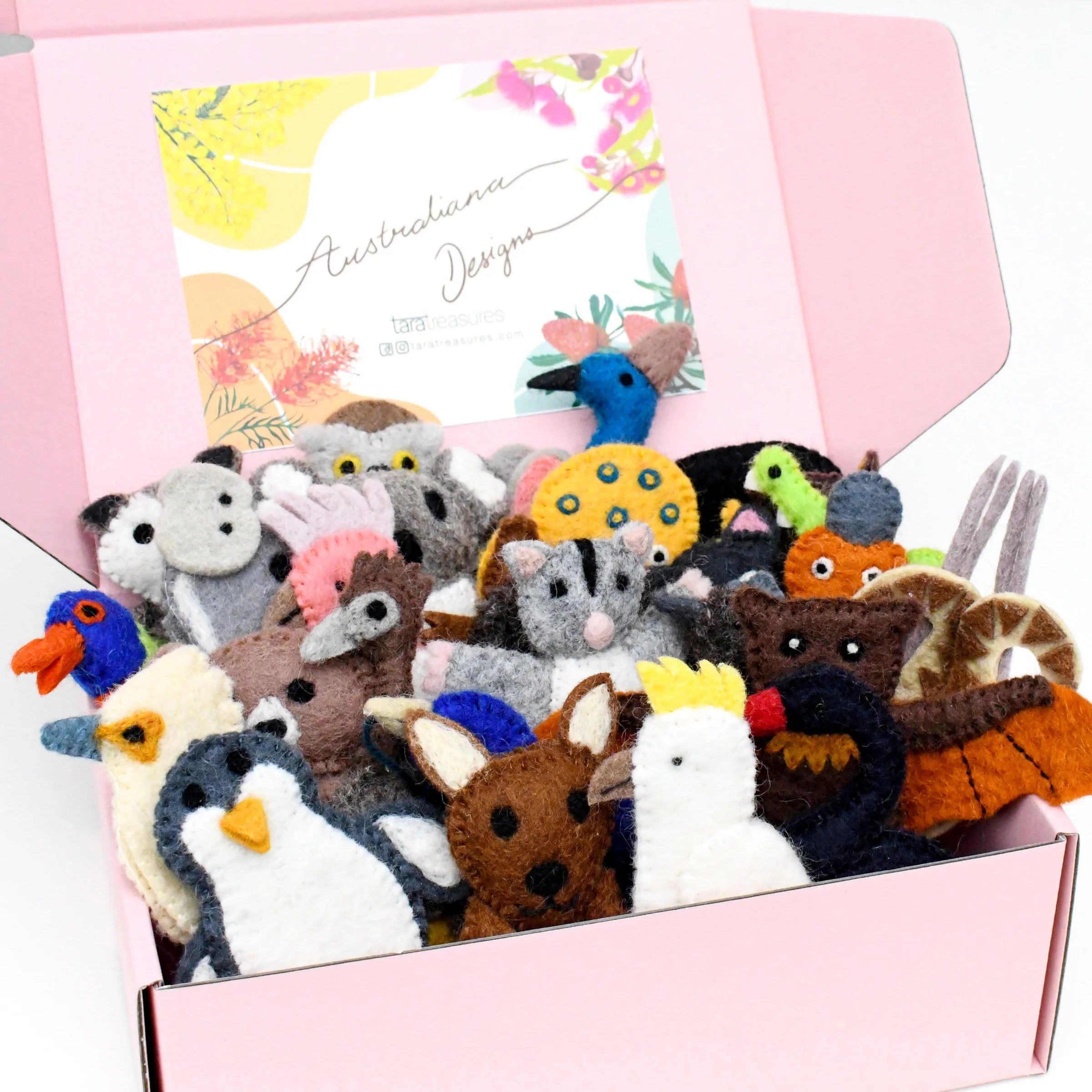 Australiana Finger Puppets - Set of 25