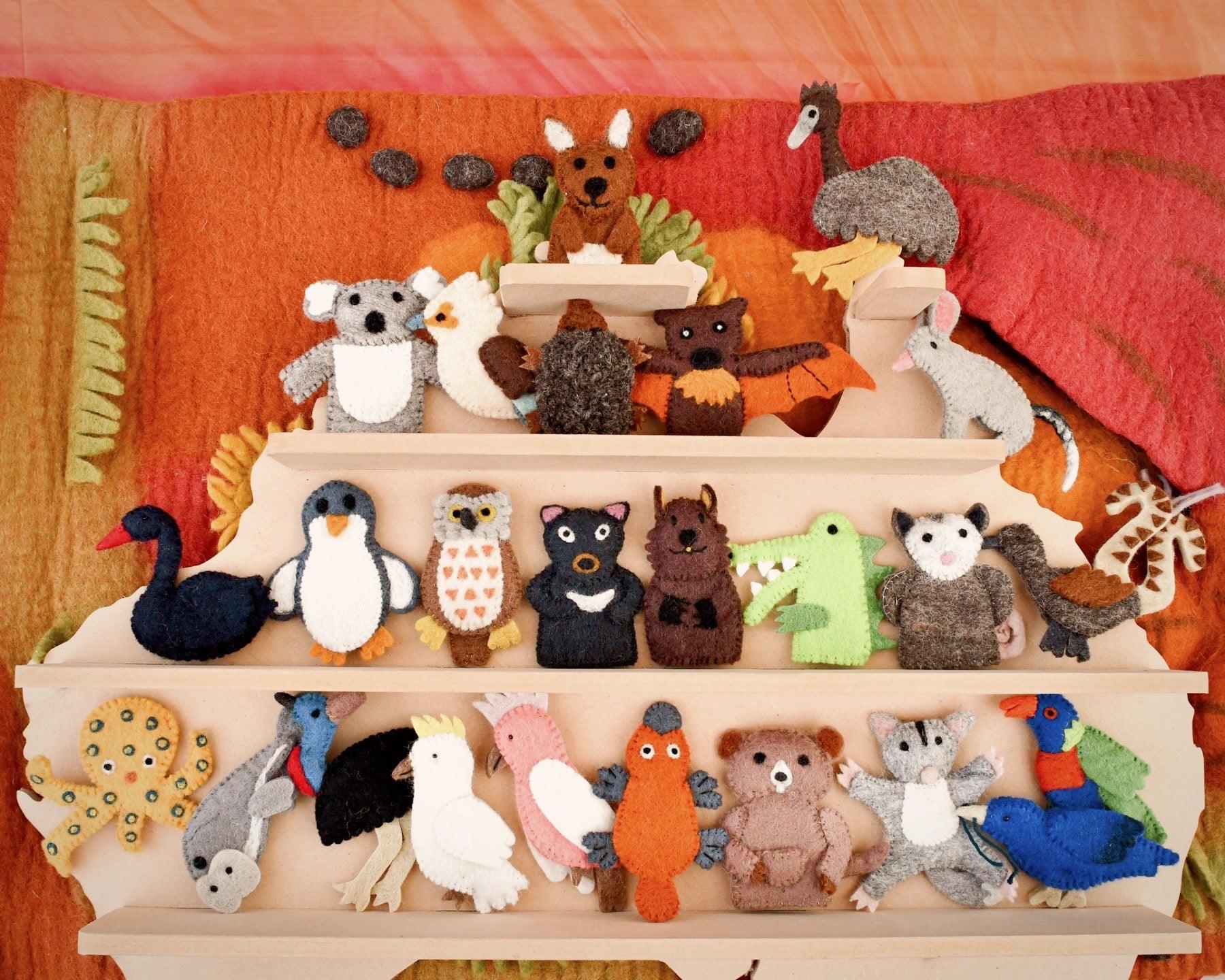 Australiana Finger Puppets - Set of 25