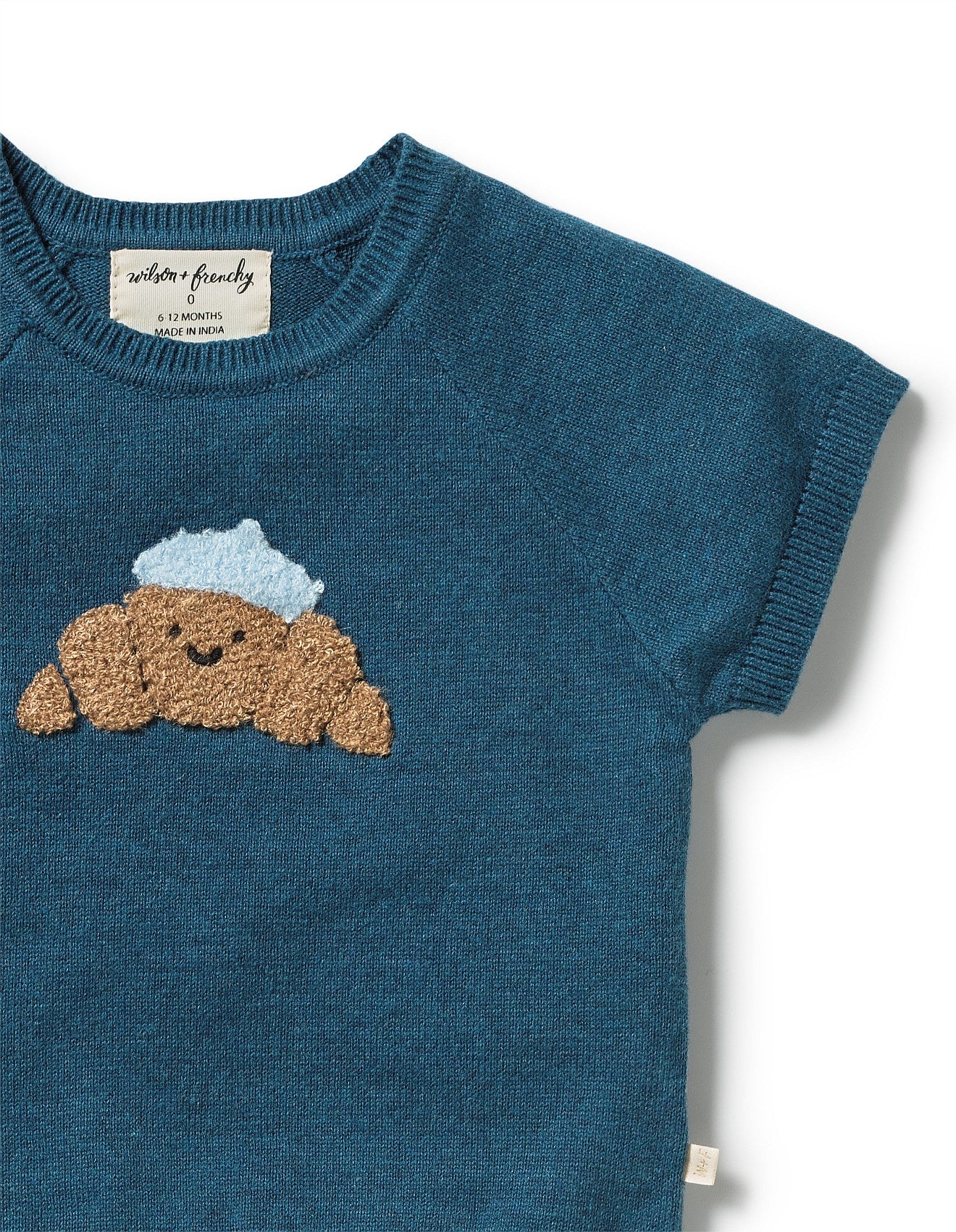 Little Croissant Organic Knitted Set