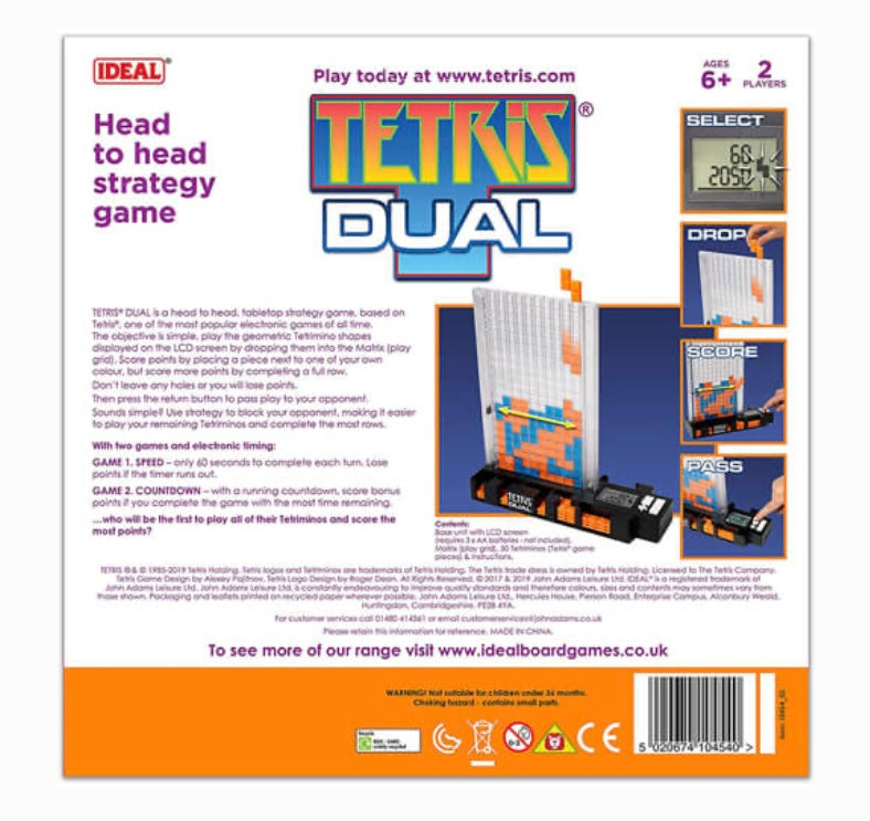 Tetris Dual Game