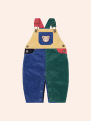Colour Block Cord Overalls