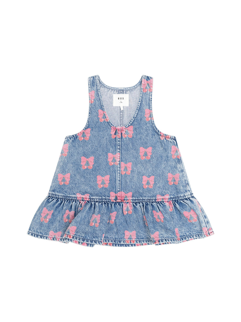 Dreamy Denim Cherry Pinafore