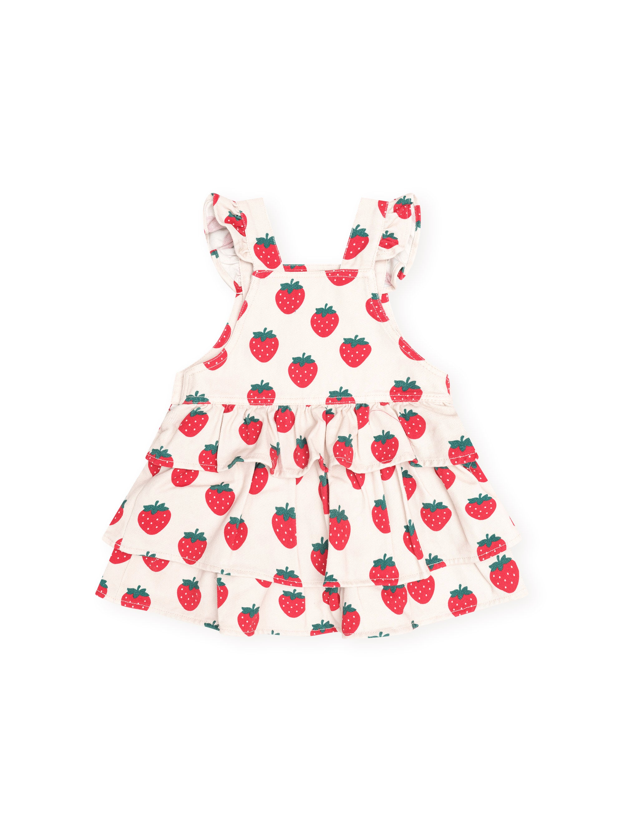Strawberry Tiered Pinafore
