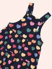 Multi Hearts Cord Pinafore
