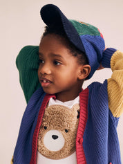 Colour Block Cord Panel Cap