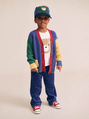 Colour Block Cord Panel Cap