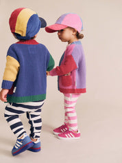 Colour Block Cord Overalls