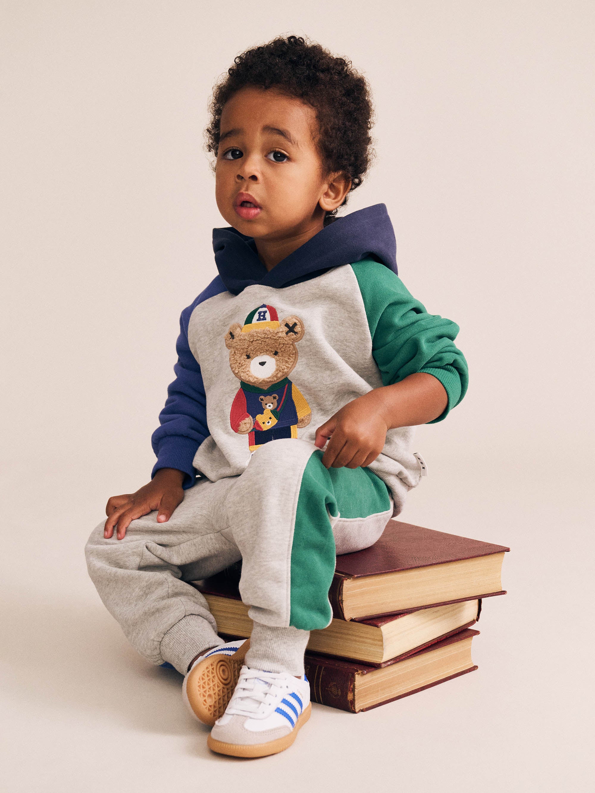 Colour Block Marle Splice Trackpant
