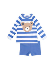 Stripe Huxbear 2pc Swim Set