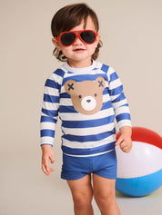 Stripe Huxbear 2pc Swim Set