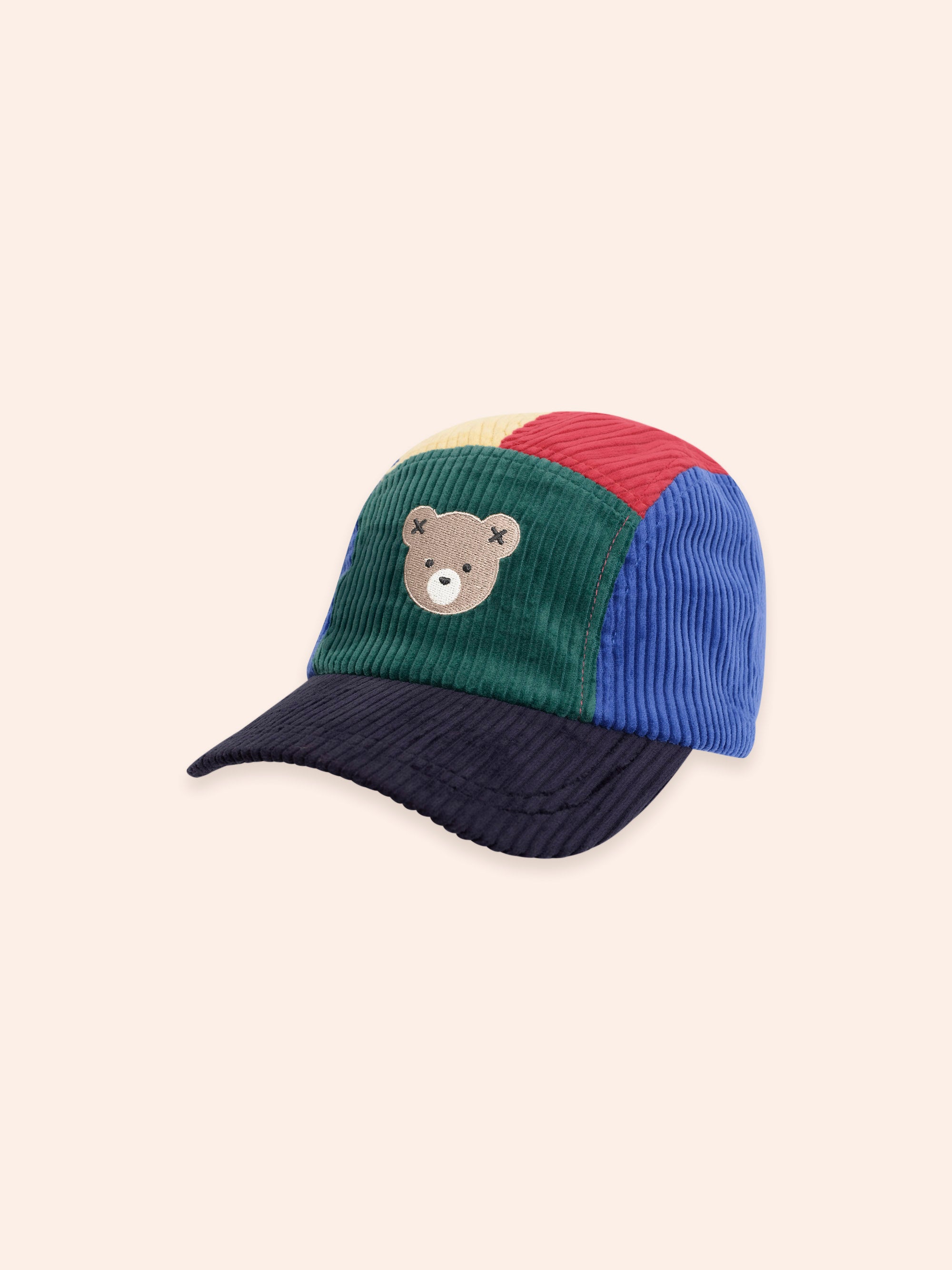 Colour Block Cord Panel Cap