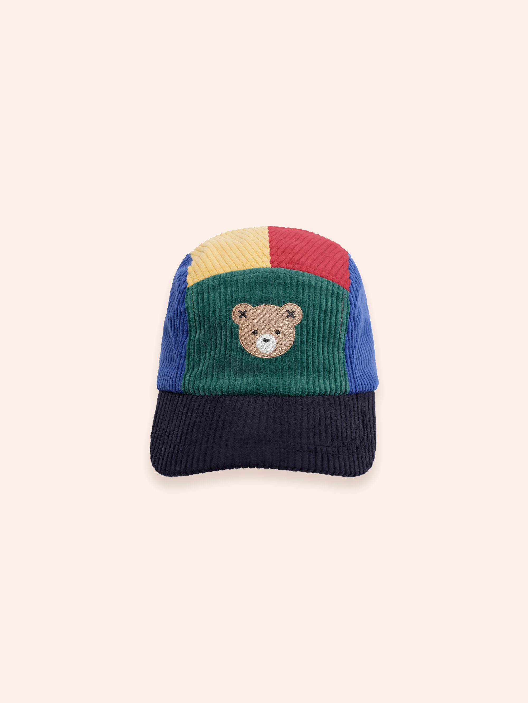 Colour Block Cord Panel Cap