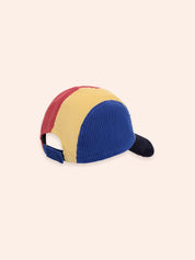 Colour Block Cord Panel Cap