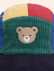 Colour Block Cord Panel Cap