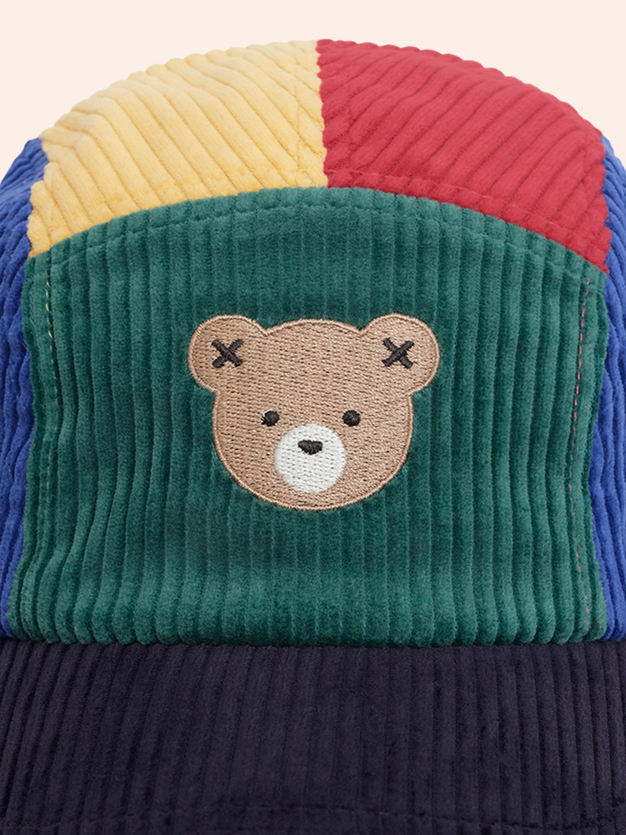 Colour Block Cord Panel Cap