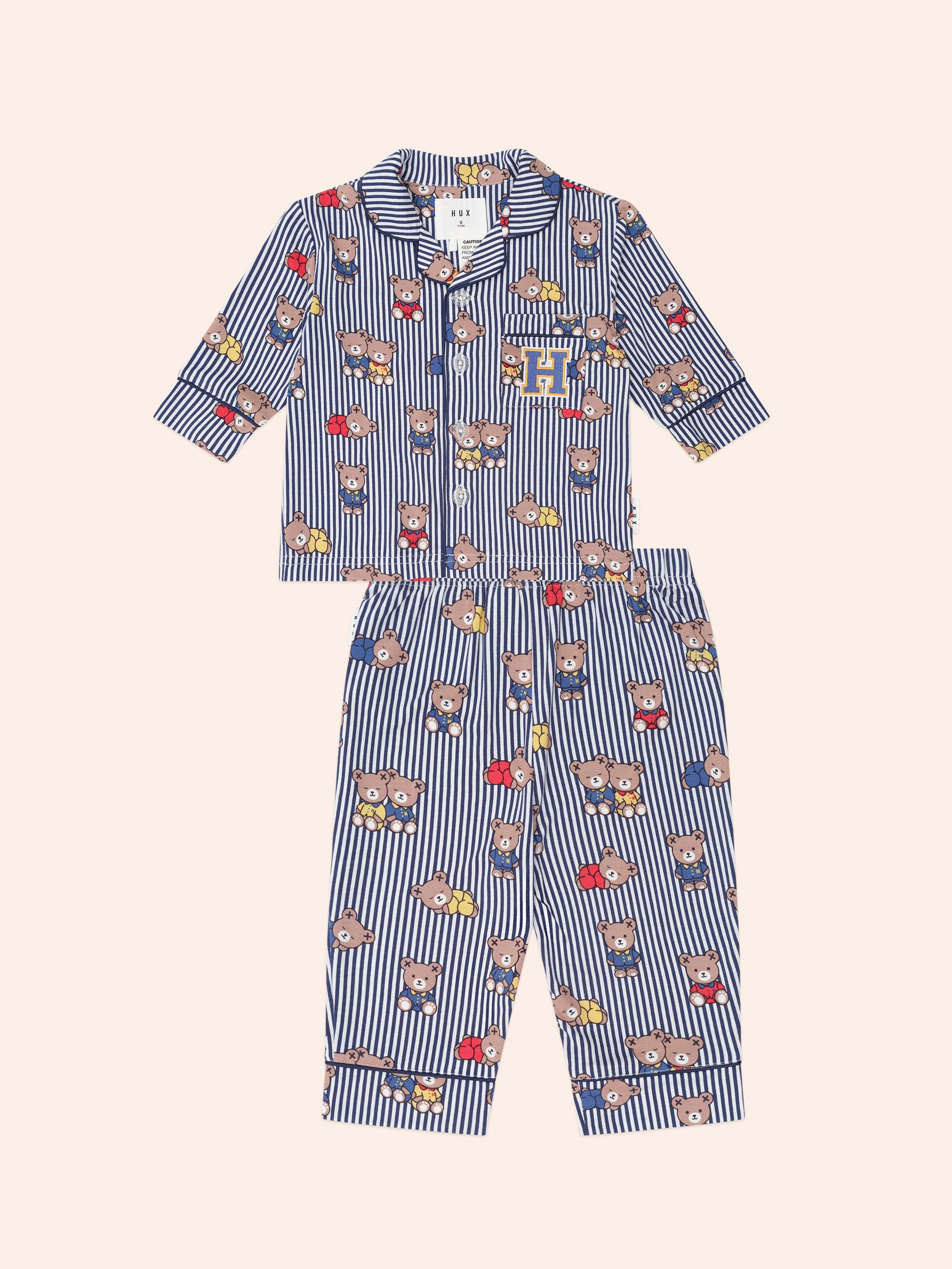 Sleepy Hux Stripe Pj Set