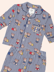 Sleepy Hux Stripe Pj Set