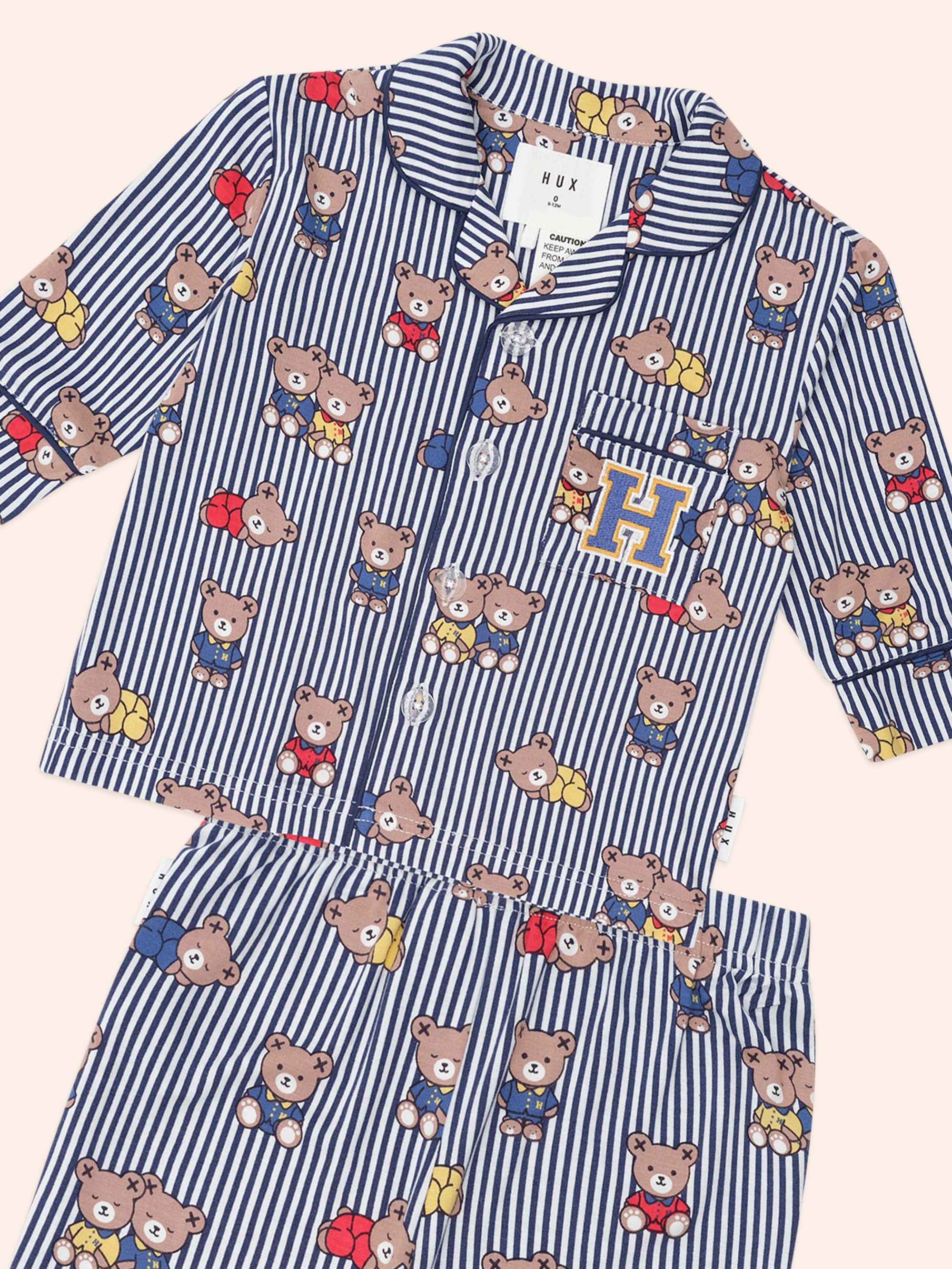 Sleepy Hux Stripe Pj Set