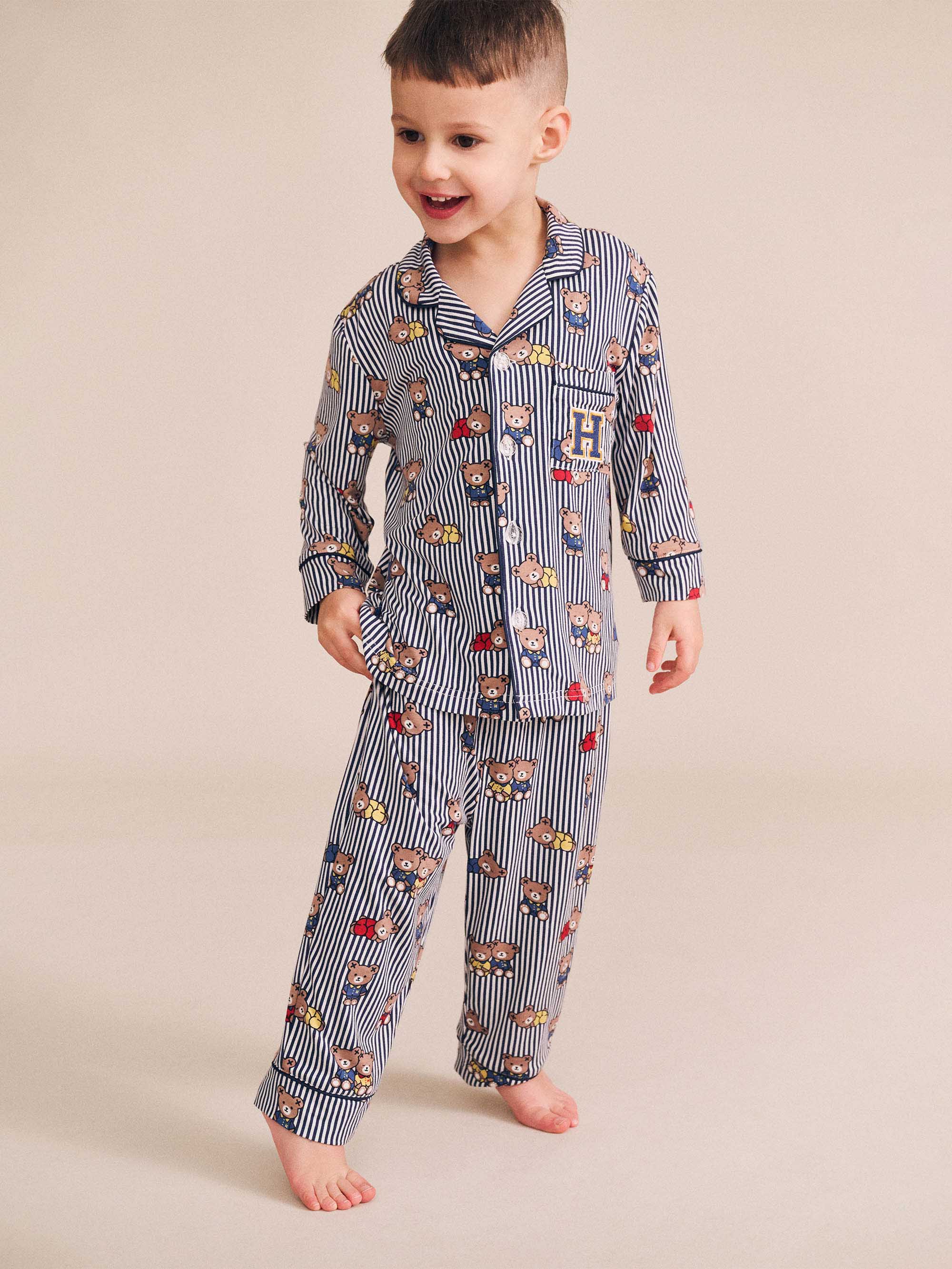 Sleepy Hux Stripe Pj Set