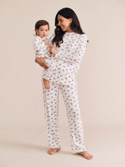 Womens Long Sleeve Pj Set