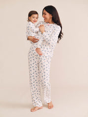 Womens Long Sleeve Pj Set